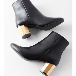 Geometic Heel Ankle Boot